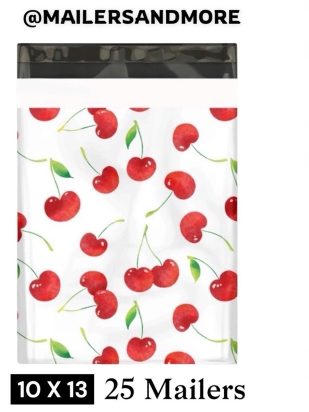 25 10X13 Poly Mailers, Cherry Shipping Envelopes PRICE IS FIRM - Picture 2 of 15